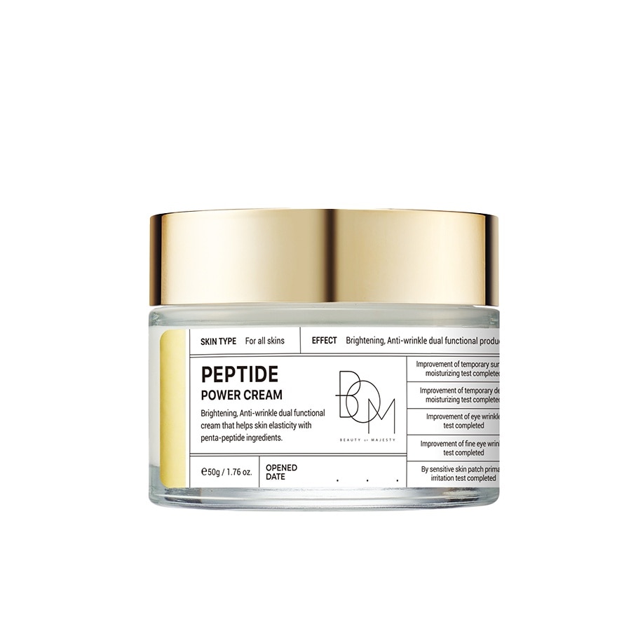 Kem Dưỡng Ẩm BOM Làm Sáng, Làm Mờ Nếp Nhăn Peptide Power Cream 50g