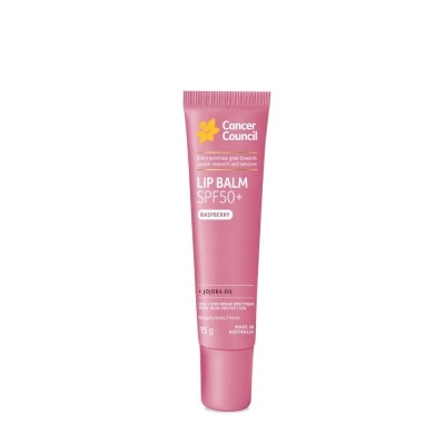 CANCER COUNCIL Cancer Council Lip Balm Rasberry SPF50+ 15g