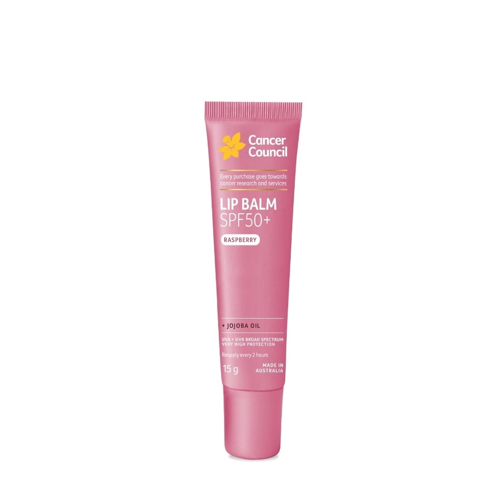 Cancer Council Lip Balm Rasberry SPF50+ 15g