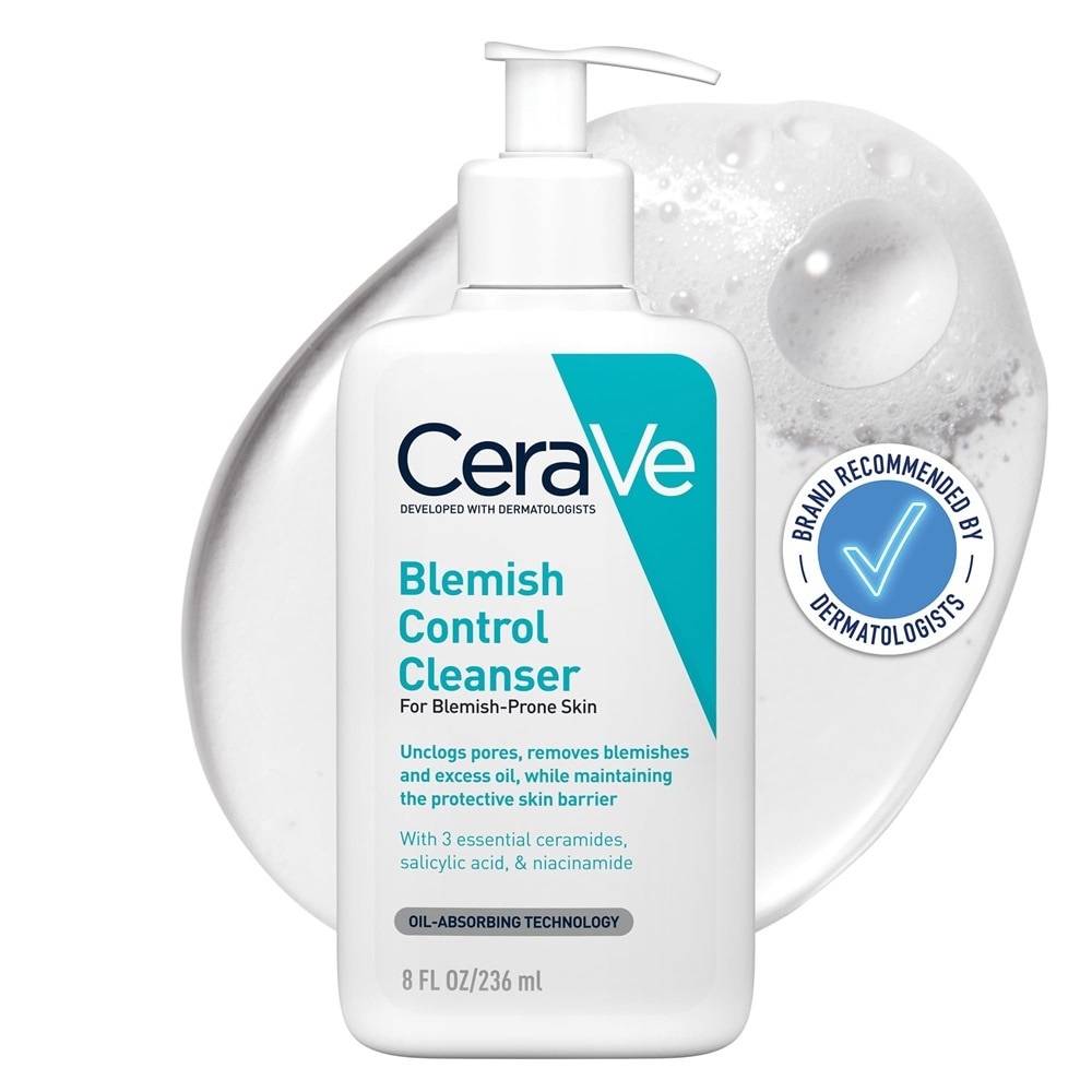 Sữa Rửa Mặt Cerave Cho Da Dầu Mụn Blemish Control Cleanser 236ml