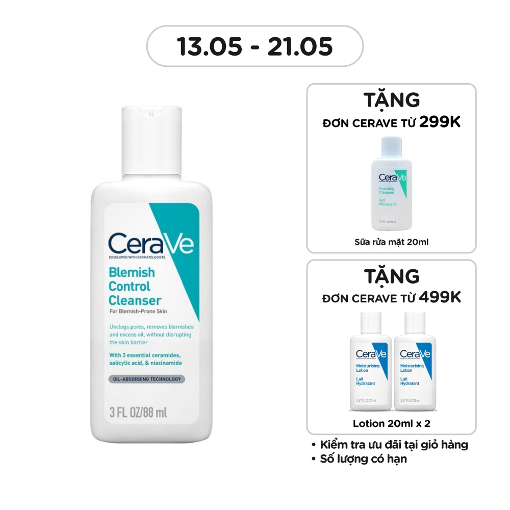 Cerave Blemish Control Cleanser 88ml