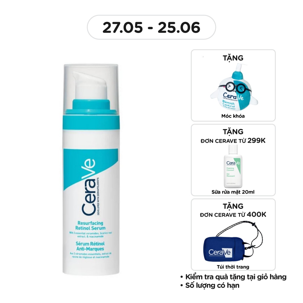 Dưỡng Chất Phục Hồi Da Cerave Resurfacing Retinol Serum 30ml