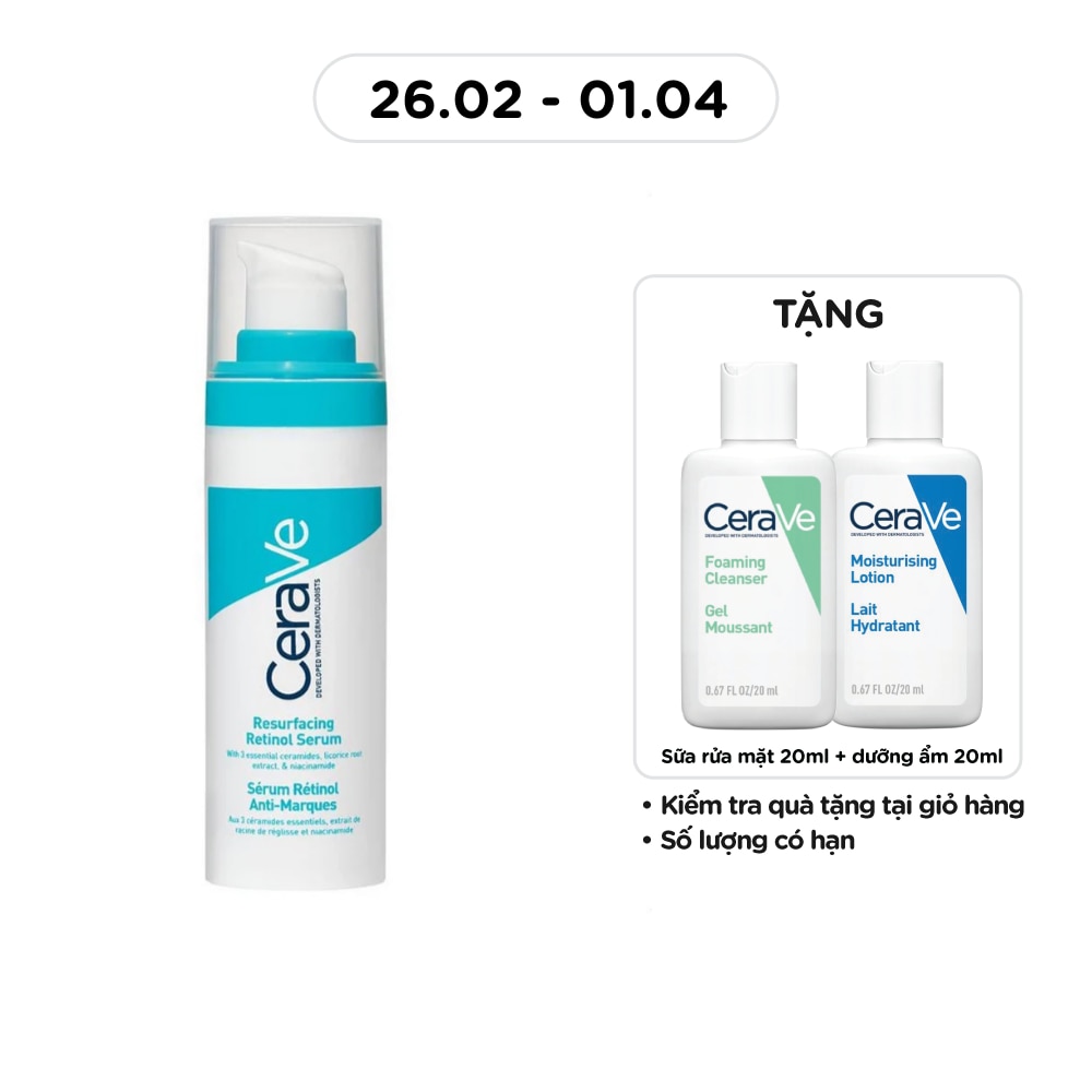 Dưỡng Chất Phục Hồi Da Cerave Resurfacing Retinol Serum 30ml