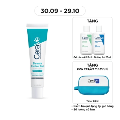 CERAVE Gel Cerave Giảm Mụn Và Thâm Mụn Blemish Control Gel 40ml