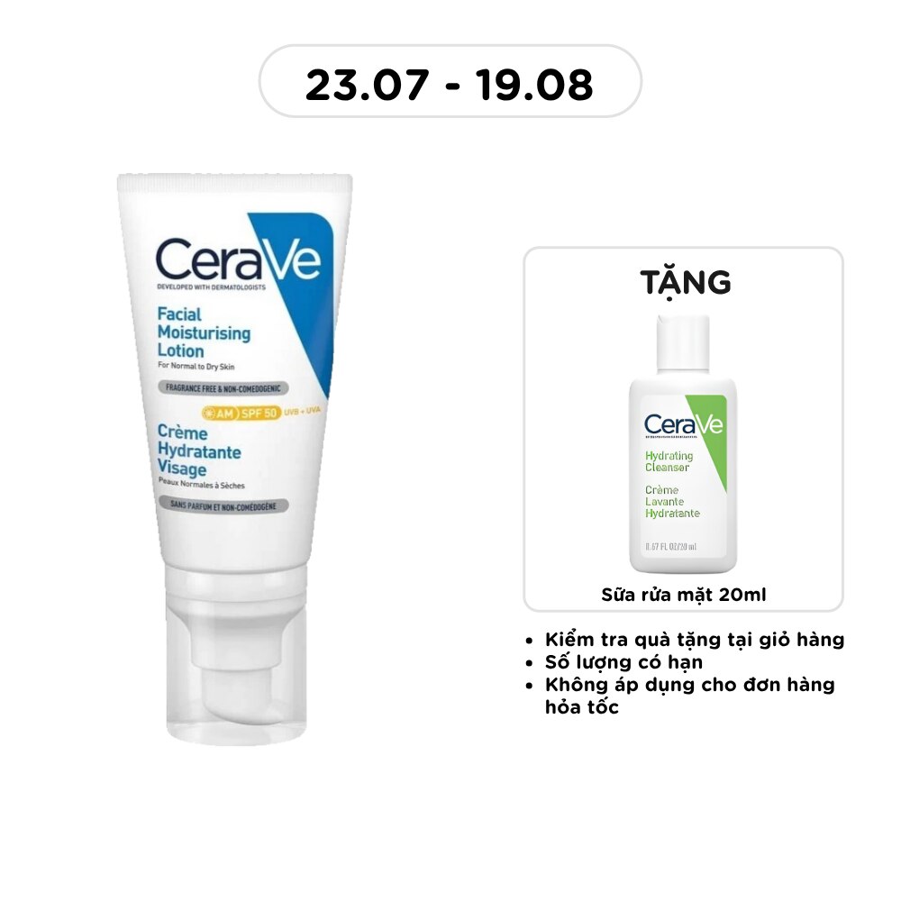 Facial Moisturising Lotion AM SPF50 52ml image