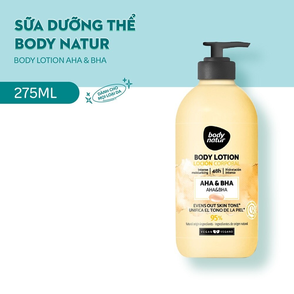 Body Natur Body Lotion AHA & BHA 275ml