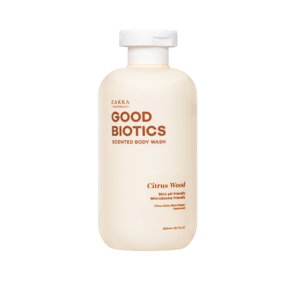 Sữa Tắm Zakka Naturals Good Biotics Hương Citrus Wood 300ml