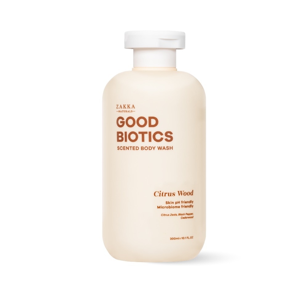 Sữa Tắm Zakka Naturals Good Biotics Hương Citrus Wood 300ml