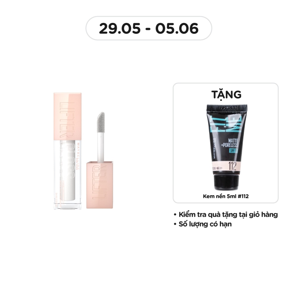 Maybelline Lifter Gloss - Lip Gloss 5.4ml .#001 Pearl