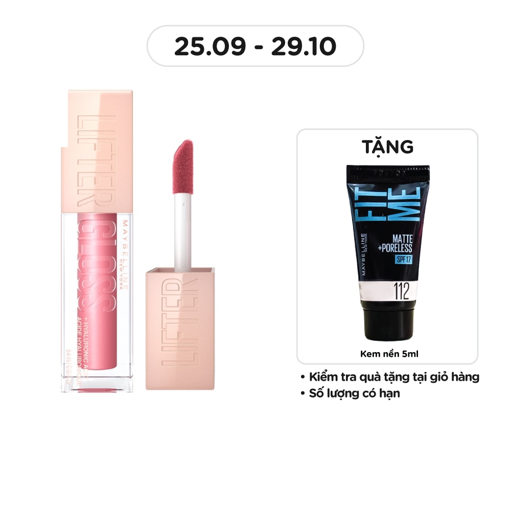 Son Bóng Maybelline Lifter Gloss - Lip Gloss 5.4ml .#005 Petal Hồng Phấn Hoa