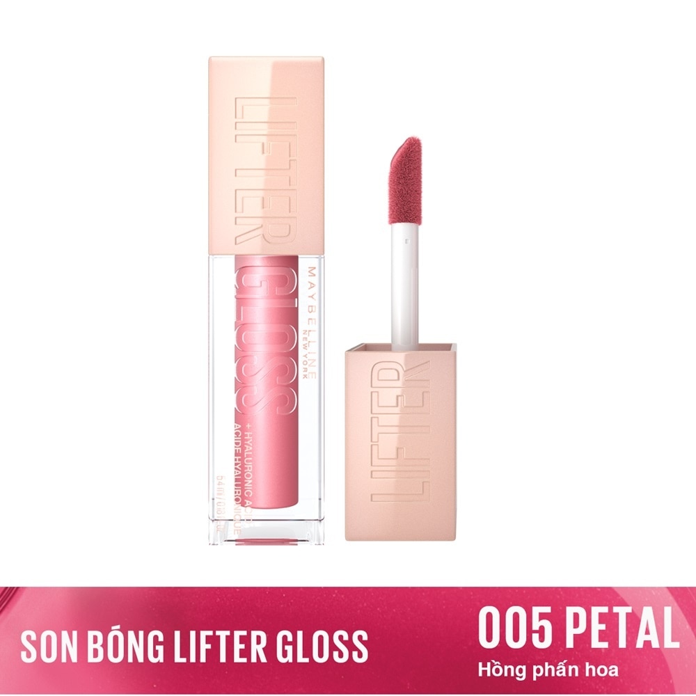 Son Bóng Maybelline Lifter Gloss - Lip Gloss 5.4ml .#005 Petal Hồng Phấn Hoa
