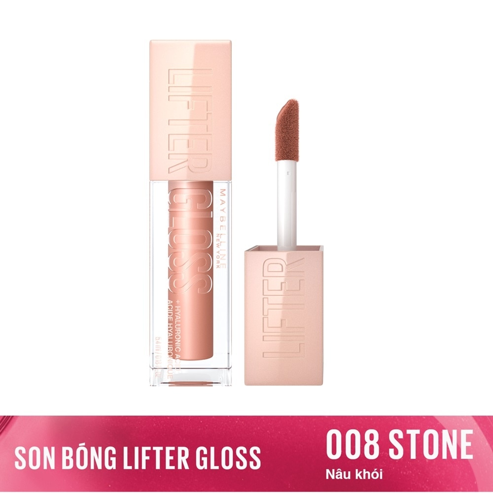 MAYBELLINE NEW YORK Son Bóng Maybelline Lifter Gloss - Lip Gloss 5.4ml .#008 Stone Nâu Khói