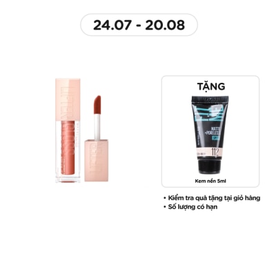 MAYBELLINE NEW YORK Son Bóng Maybelline Lifter Gloss - Lip Gloss 5.4ml .#015 Sand Cam Đất Ấm