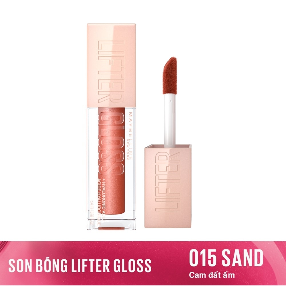 MAYBELLINE NEW YORK Son Bóng Maybelline Lifter Gloss - Lip Gloss 5.4ml .#015 Sand Cam Đất Ấm