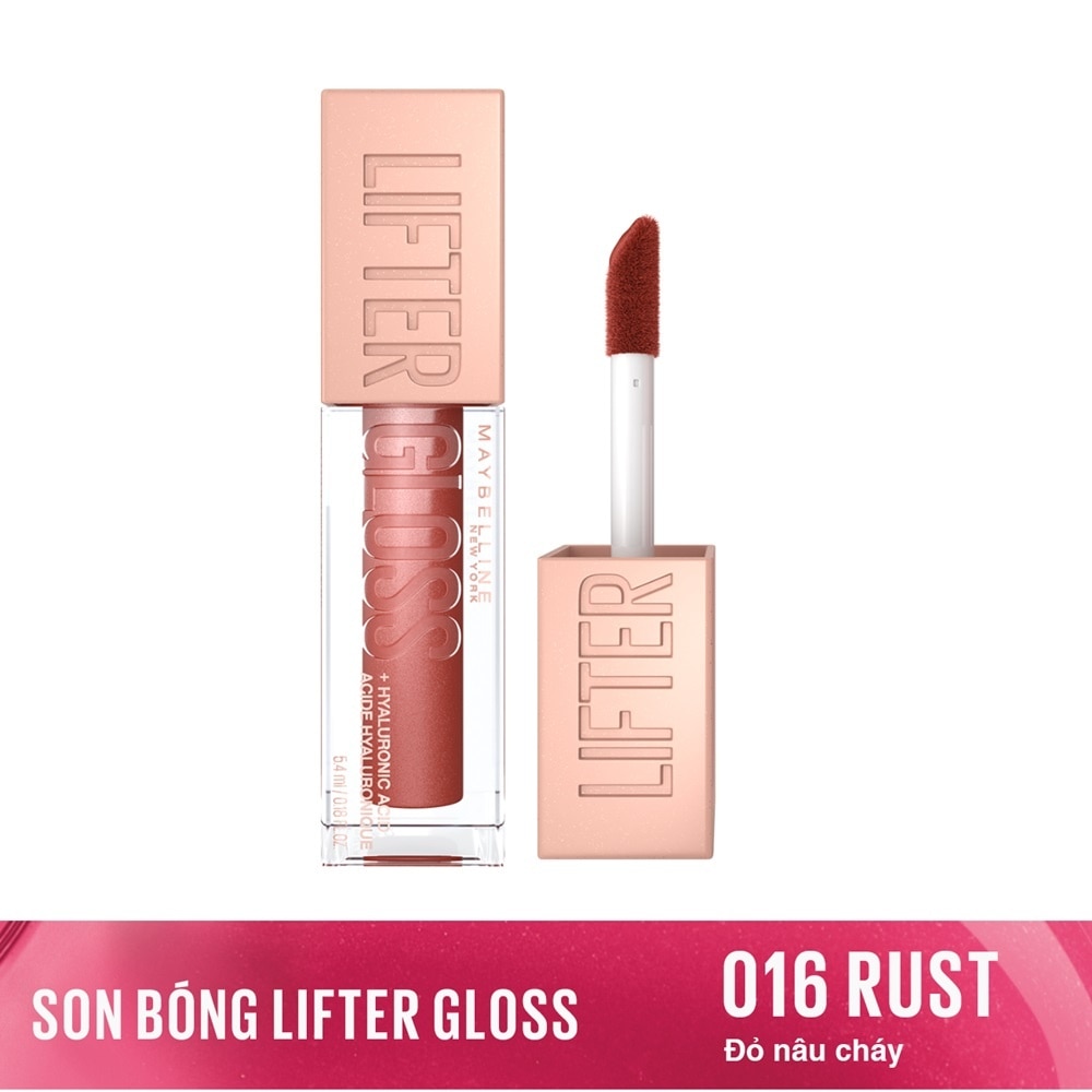 Son Bóng Maybelline Lifter Gloss - Lip Gloss 5.4ml .#016 Rust Đỏ Nâu Cháy