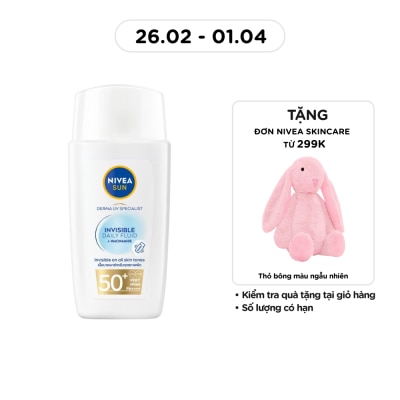 NIVEA - Sun Derma Invisible Daily Fluid SPF50+ 40ml