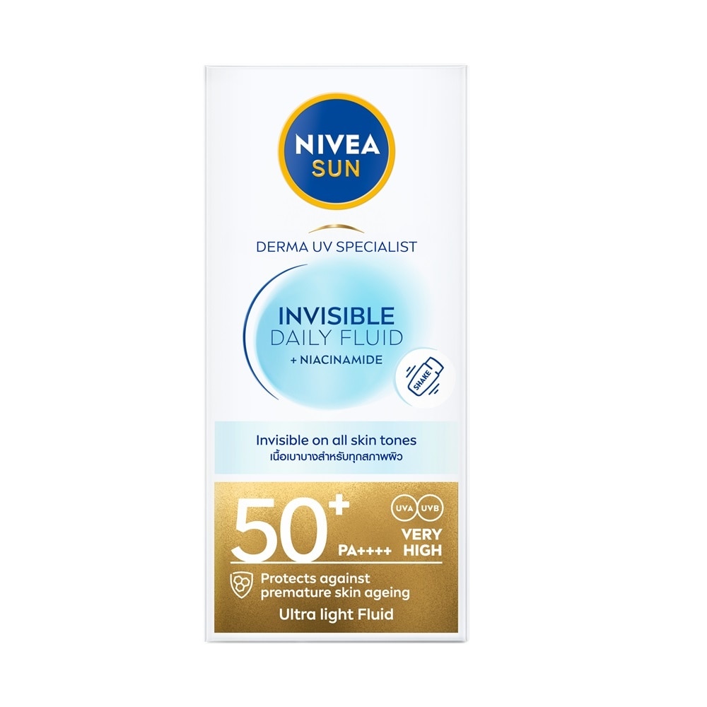 Kem Chống Nắng Nivea Sun Derma Invisible Daily Fluid SPF50+ 40ml