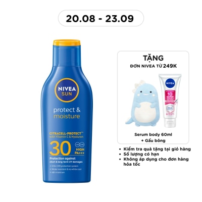 NIVEA - Sữa Chống Nắng Toàn Thân Nivea Sun Protect&Moisture SPF30 UVA/UVB Body Lotion 125ml image