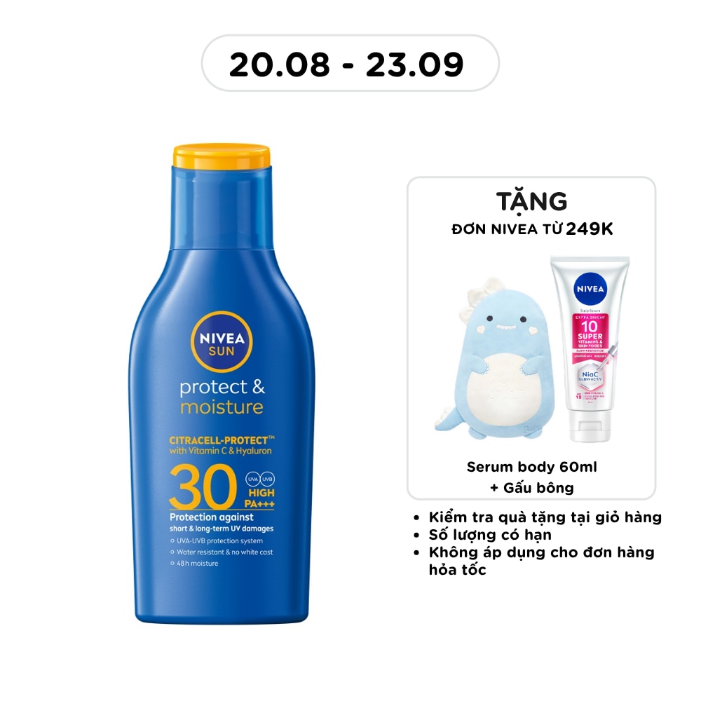 Sữa Chống Nắng Toàn Thân Nivea Sun Protect&Moisture SPF30 UVA/UVB Body Lotion 75ml image