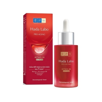 HADA LABO Serum Hada Labo Cải Thiện Lão Hóa Da Pro-Aging Retinol B3 Serum 30ml