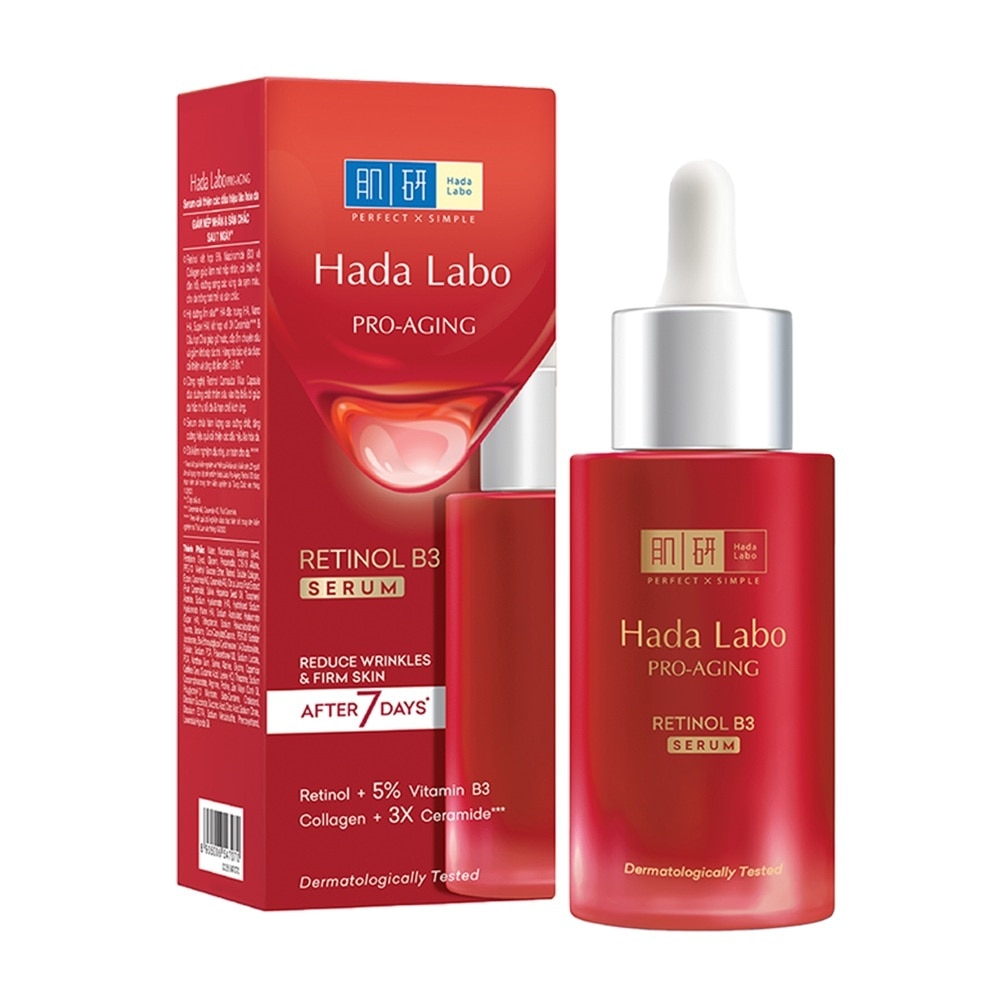 Serum Hada Labo Cải Thiện Lão Hóa Da Pro Aging Retinol B3 Serum 30ml image