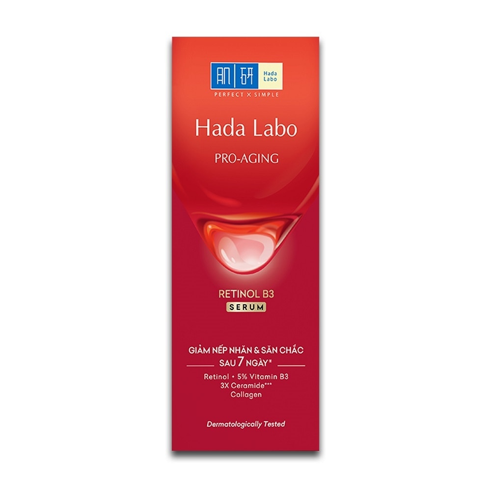 Serum Hada Labo Cải Thiện Lão Hóa Da Pro-Aging Retinol B3 Serum 30ml
