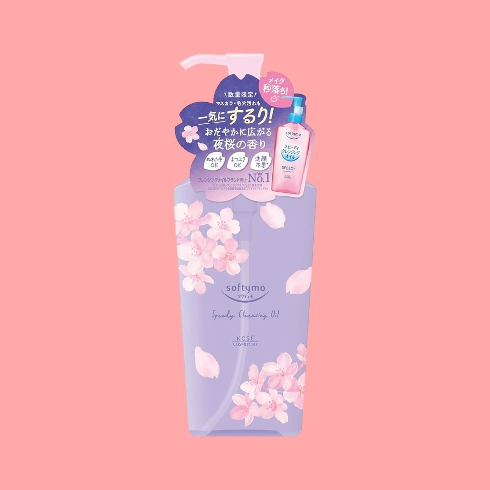 Dầu Tẩy Trang Kosé Softymo Hương Hoa Anh Đào Speedy Cleansing Oil 240ml