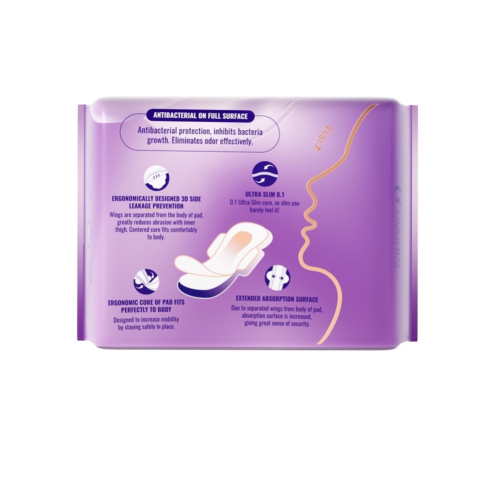 Băng Vệ Sinh Siêu Mỏng UUcare Ergo Loại Ngày Và Đêm 28cm 8 Miếng
