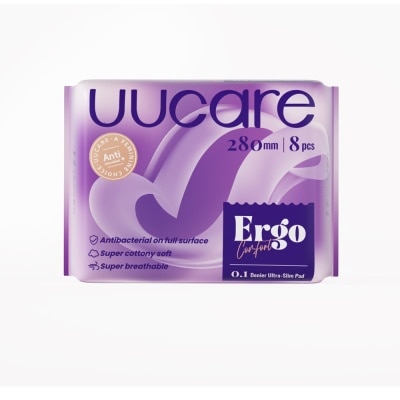 UUCARE Băng Vệ Sinh Siêu Mỏng UUcare Ergo Loại Ngày Và Đêm 28cm 8 Miếng