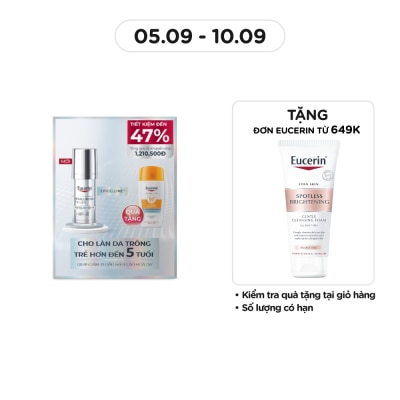 EUCERIN Combo Eucerin (Tinh Chất Giúp Giảm Dấu Hiệu Lão Hóa 30ml+Kem Chống Nắng Hydro Protect SPF50+ 50ml)