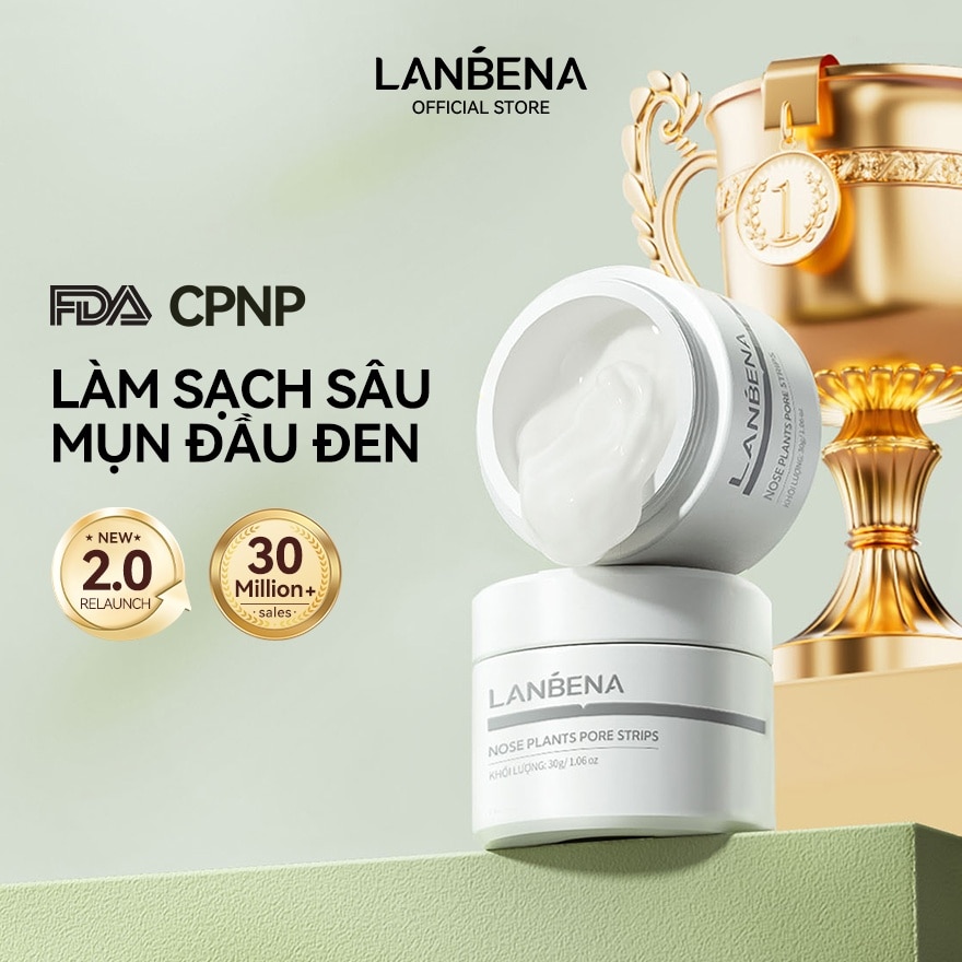 Gel Lột Mụn Mũi Lanbena Nose Plants Pore Strips 30g