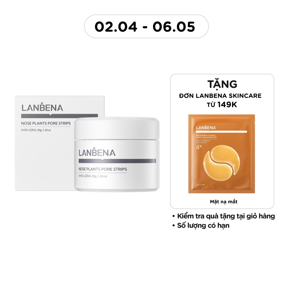 Gel Lột Mụn Mũi Lanbena Nose Plants Pore Strips 30g