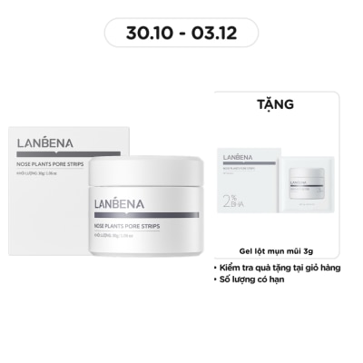 LANBENA Gel Lột Mụn Mũi Lanbena Nose Plants Pore Strips 30g