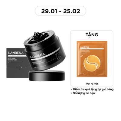 LANBENA Gel Lột Mụn Mũi Lanbena Bamboo Charcoal Blackhead 30g