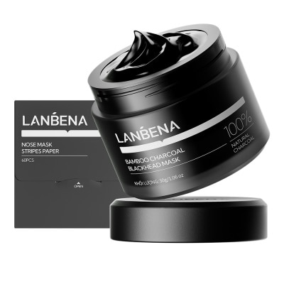 LANBENA - Gel Lột Mụn Mũi Lanbena Bamboo Charcoal Blackhead 30g