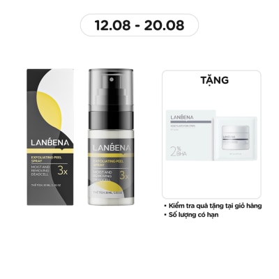 LANBENA Xịt Tẩy Tế Bào Chết Lanbena Exfoliating Peel Spray 30ml