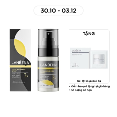 LANBENA Xịt Tẩy Tế Bào Chết Lanbena Exfoliating Peel Spray 30ml