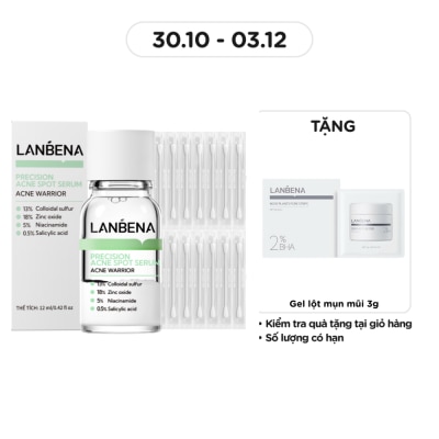 LANBENA Serum Chấm Mụn Lanbena Precision Acne Spot 12ml