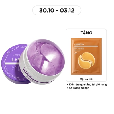LANBENA Mặt Nạ Mắt Lanbena Làm Mờ Nếp Nhăn Rejuvenating Retinol Hydra-Gel Eye Patches 60Pcs