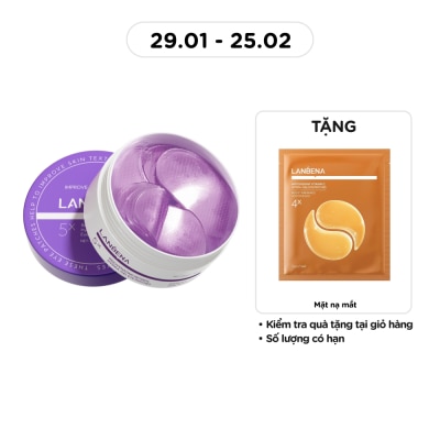 LANBENA Mặt Nạ Mắt Lanbena Làm Mờ Nếp Nhăn Rejuvenating Retinol Hydra-Gel Eye Patches 60Pcs