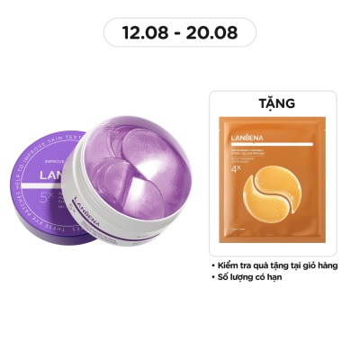 LANBENA Mặt Nạ Mắt Lanbena Làm Mờ Nếp Nhăn Rejuvenating Retinol Hydra-Gel Eye Patches 60Pcs