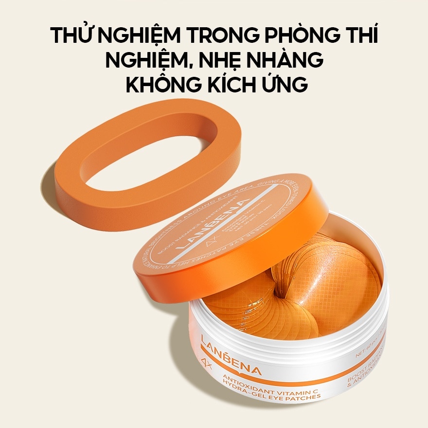 Mặt Nạ Mắt Lanbena Giảm Quầng Thâm Mắt Antioxidant Vitamin C Hydra-Gel Eye Patches 60Pcs