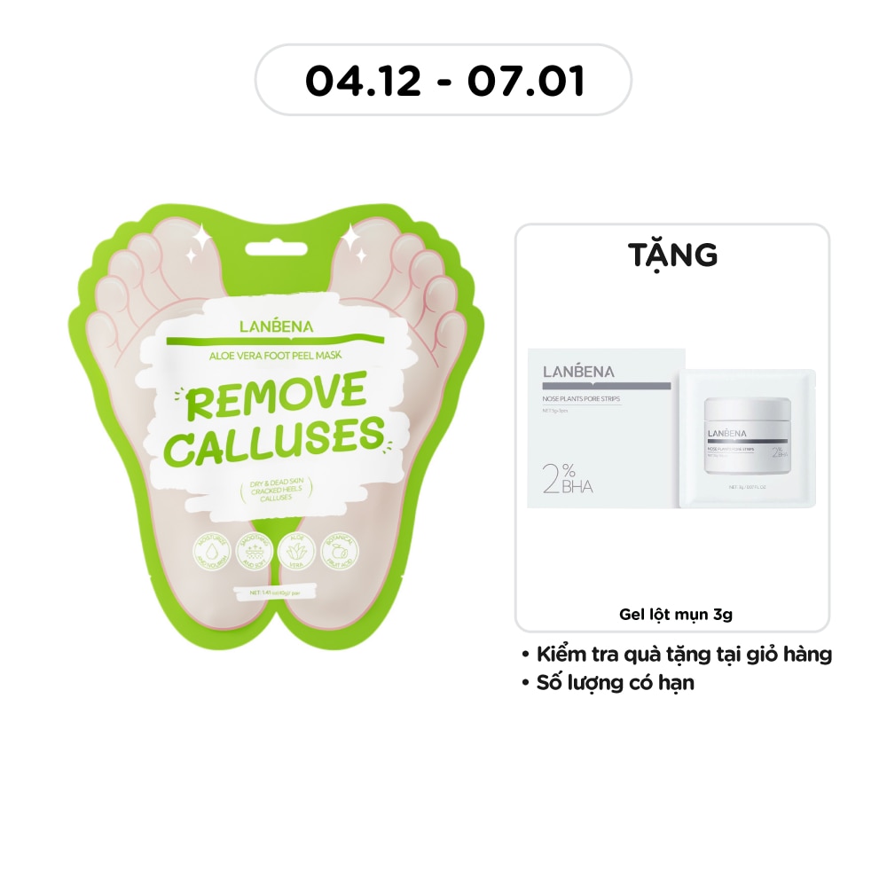 Aloe Vera Foot Peel Mask 1 pairs