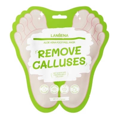 LANBENA Mặt Nạ Chân Lanbena Dưỡng Ẩm Da Aloe Vera Foot Peel Mask 1 Đôi
