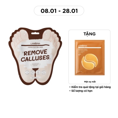 LANBENA Coffee Foot Peel Mask 1 pairs