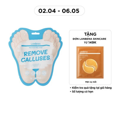 LANBENA - Milk Foot Peel Mask 1 pairs