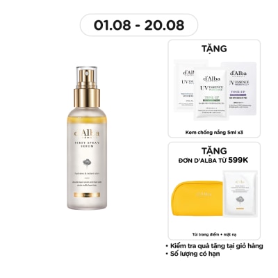 D'ALBA Serum Dạng Xịt d'Alba Căng Bóng Da White Truffle First Spray Serum 100ml