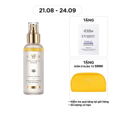 D'ALBA Serum Dạng Xịt d'Alba Căng Bóng Da White Truffle First Spray Serum 100ml