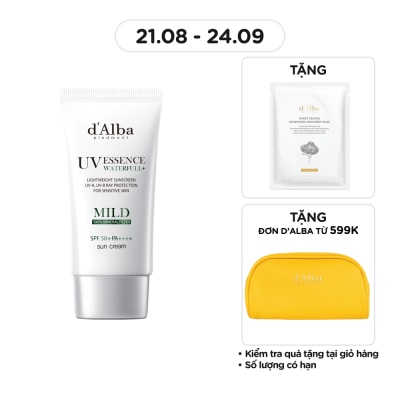 D'ALBA Kem Chống Nắng d'Alba Waterfull Mild Suncream SPF50 + PA ++++ 50ml