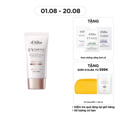 D'ALBA Kem Chống Nắng Nâng Tông d'Alba Waterfull Tone-Up Sun Cream SPF50 + PA ++++ 50ml